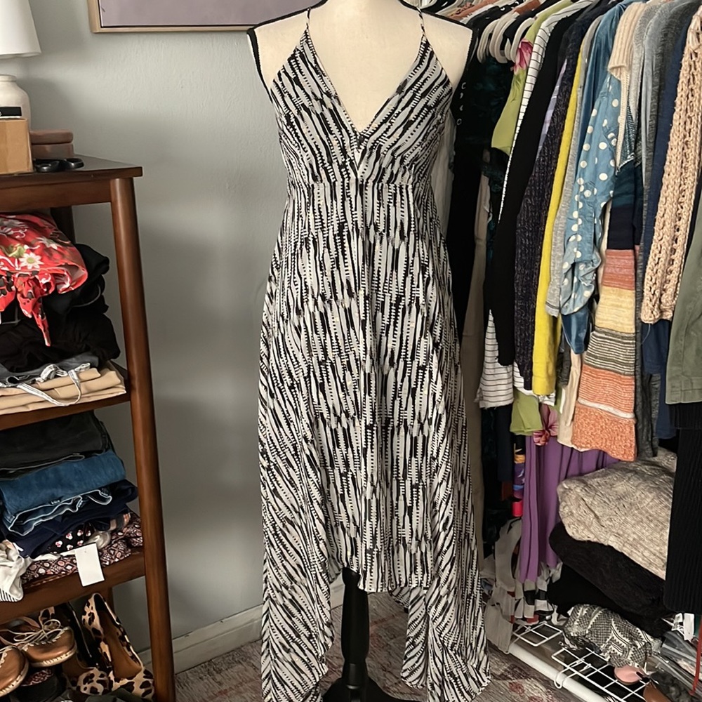 Express Black & Gold Dress